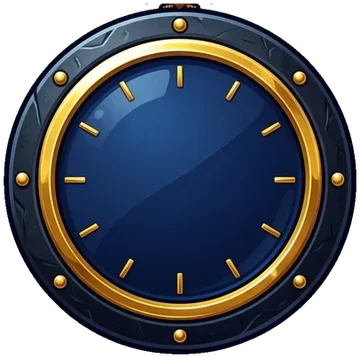 The painted clock face from the game