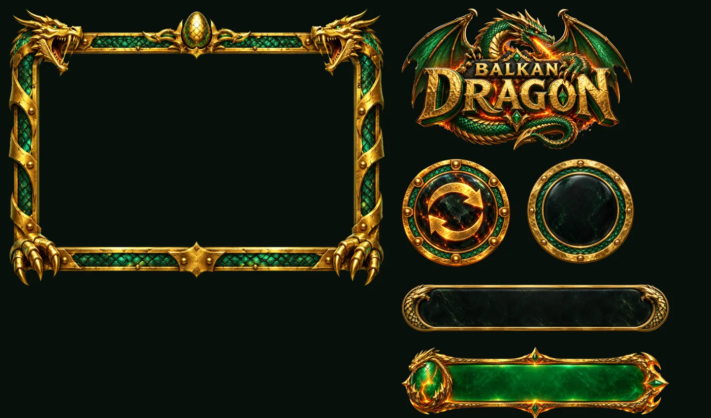 Balkan Dragon UI kit
