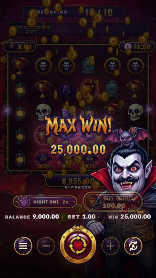 The 25,000× max win on a phone, with Uncle Vlado
